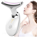7 Color LED Neck Tightening Facial Device,Red Light Therapy for Face