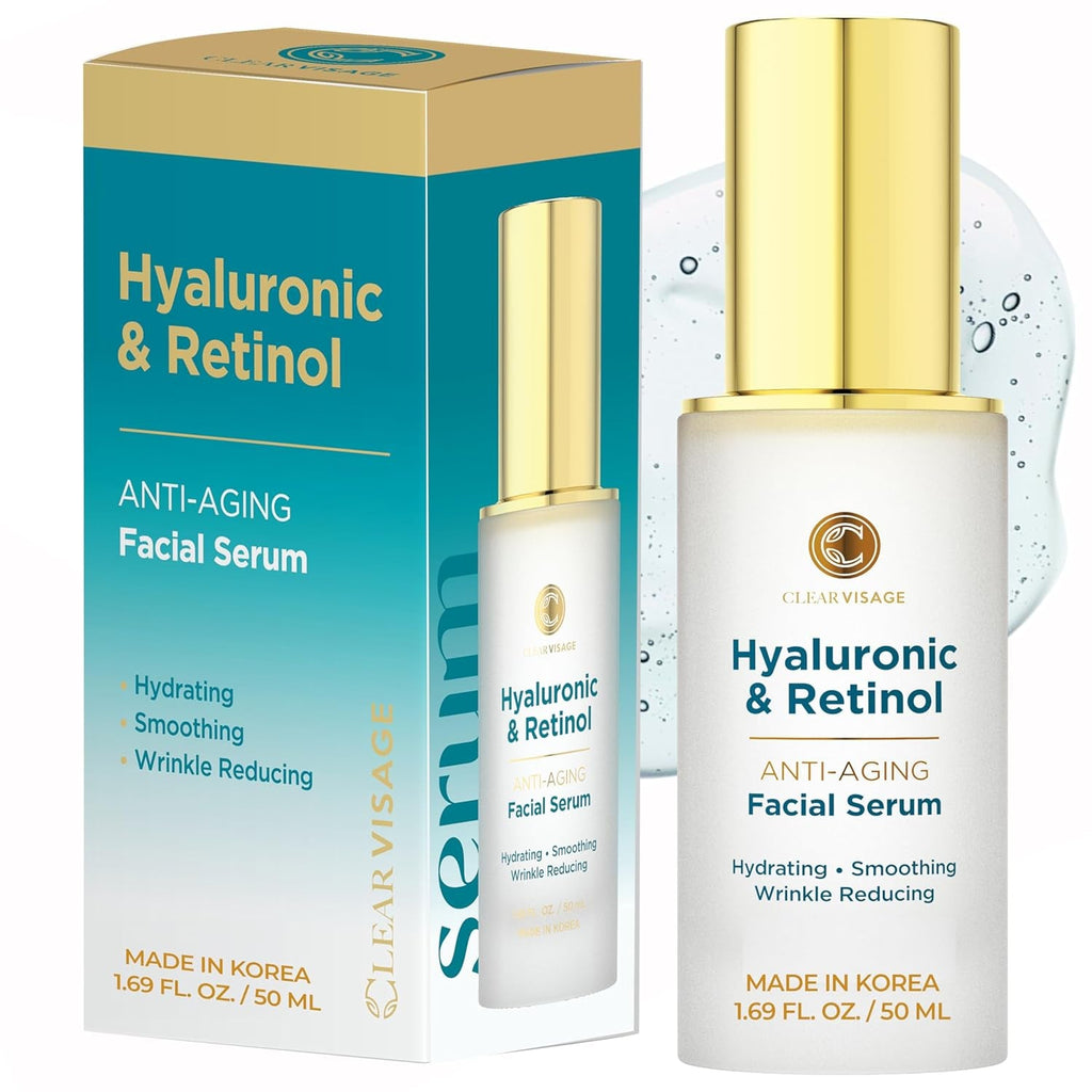 Hyaluronic Acid & Retinol Serum – Hydrating, Radiance-Boosting Korean Skin Care