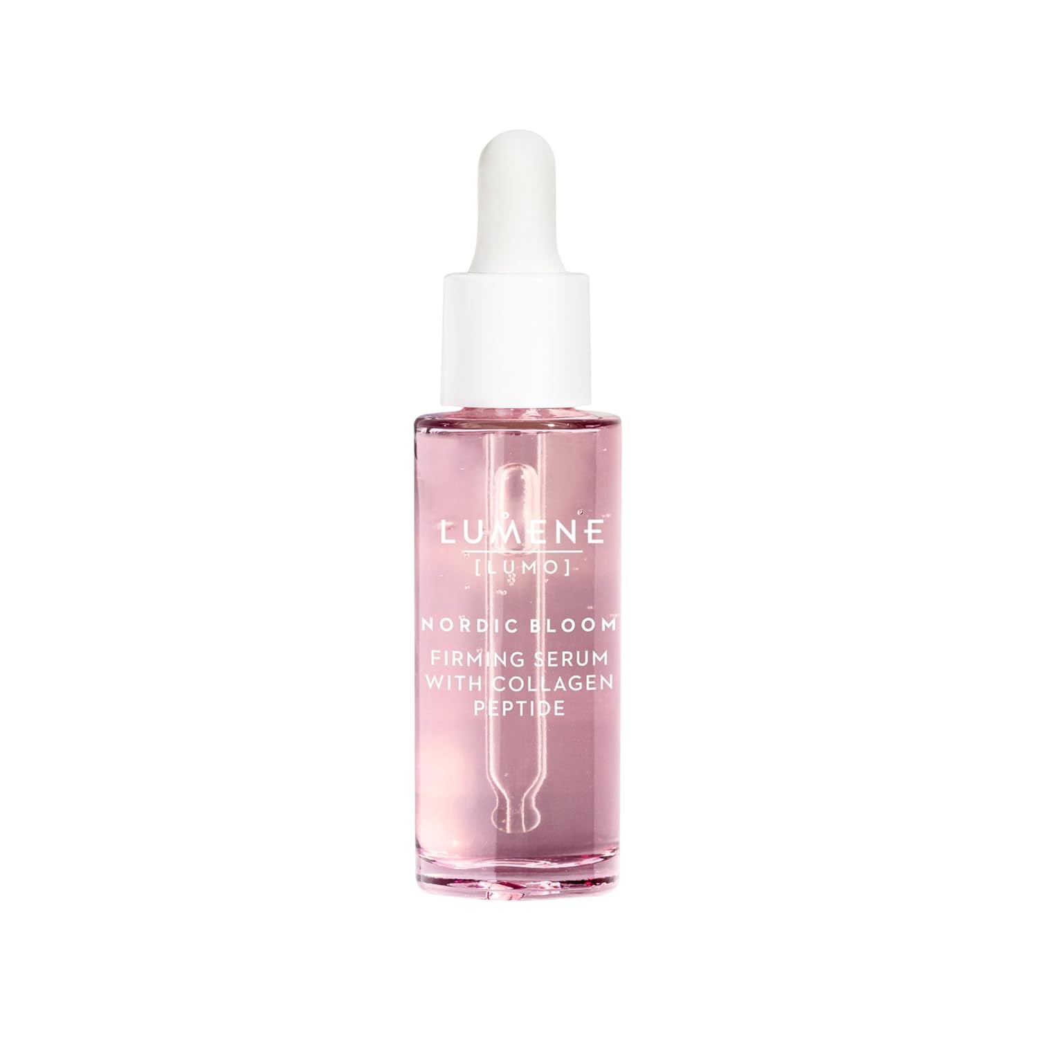 [Lumo] Vegan Collagen Face Serum - Firming Peptide Serum Formulated with Hyaluronic Acid for Smoother, Plump-Looking Skin - Helps to Reduce the Appearance of Fine Lines + Wrinkles (1 Fl Oz)