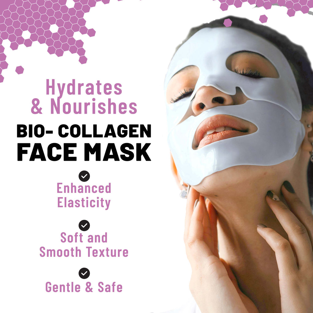 Bio-Collagen Hydrogel Face Mask with Hyaluronic Acid & Niacinamide