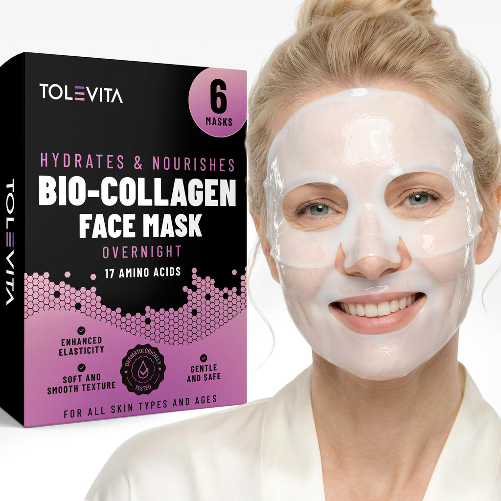 Bio-Collagen Hydrogel Face Mask with Hyaluronic Acid & Niacinamide