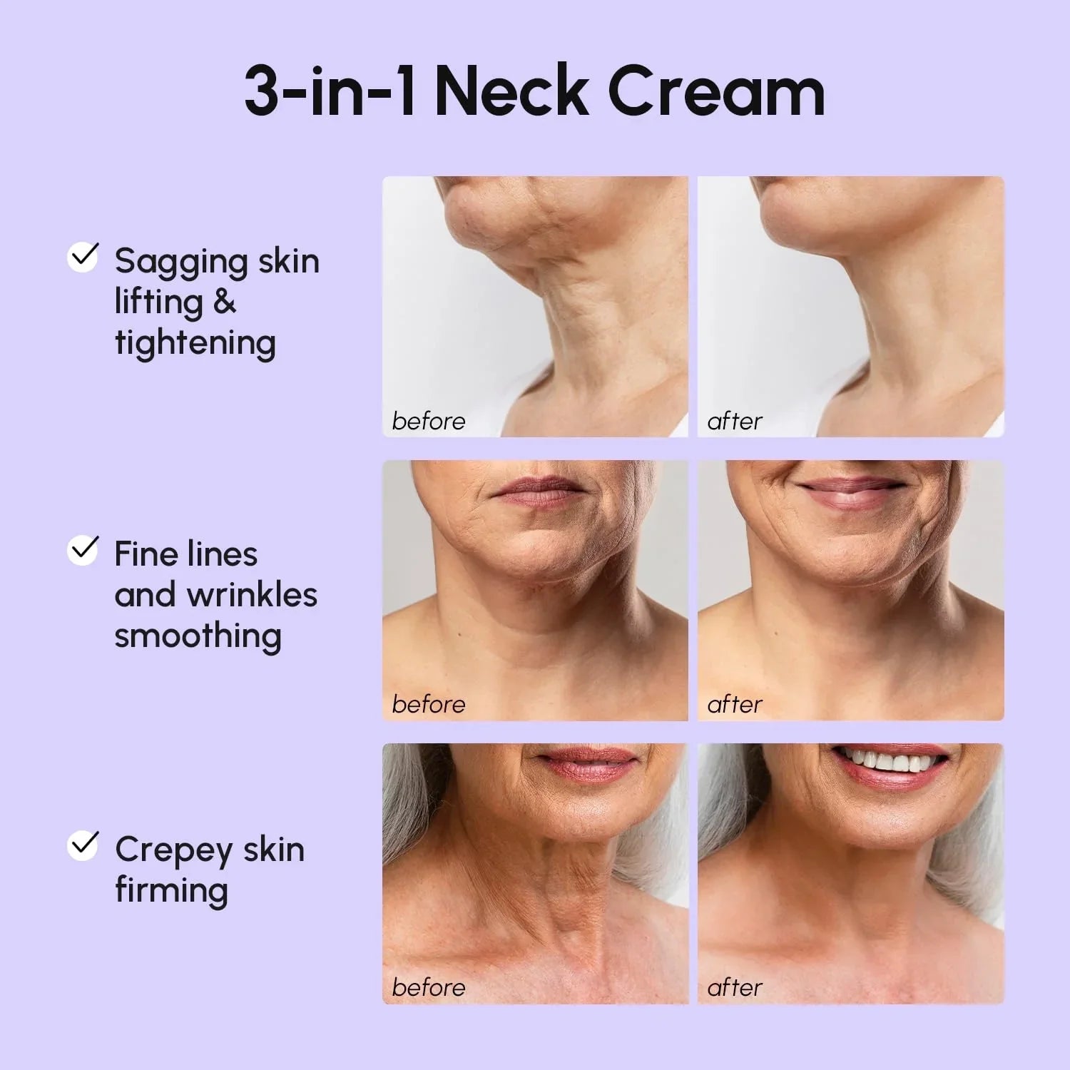 Lift & Firm Pro-Retinol Neck Cream Massager