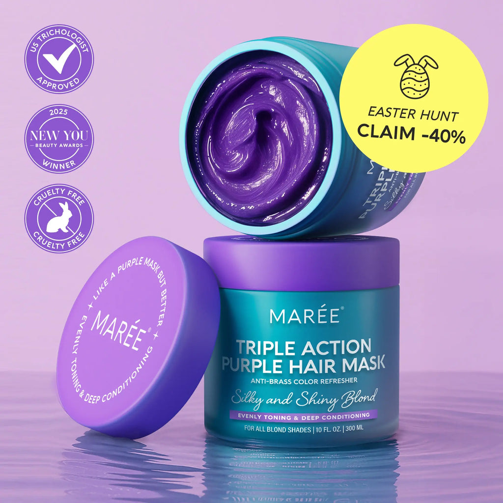 Violet Tone Brightening Mask for Blonde Hair