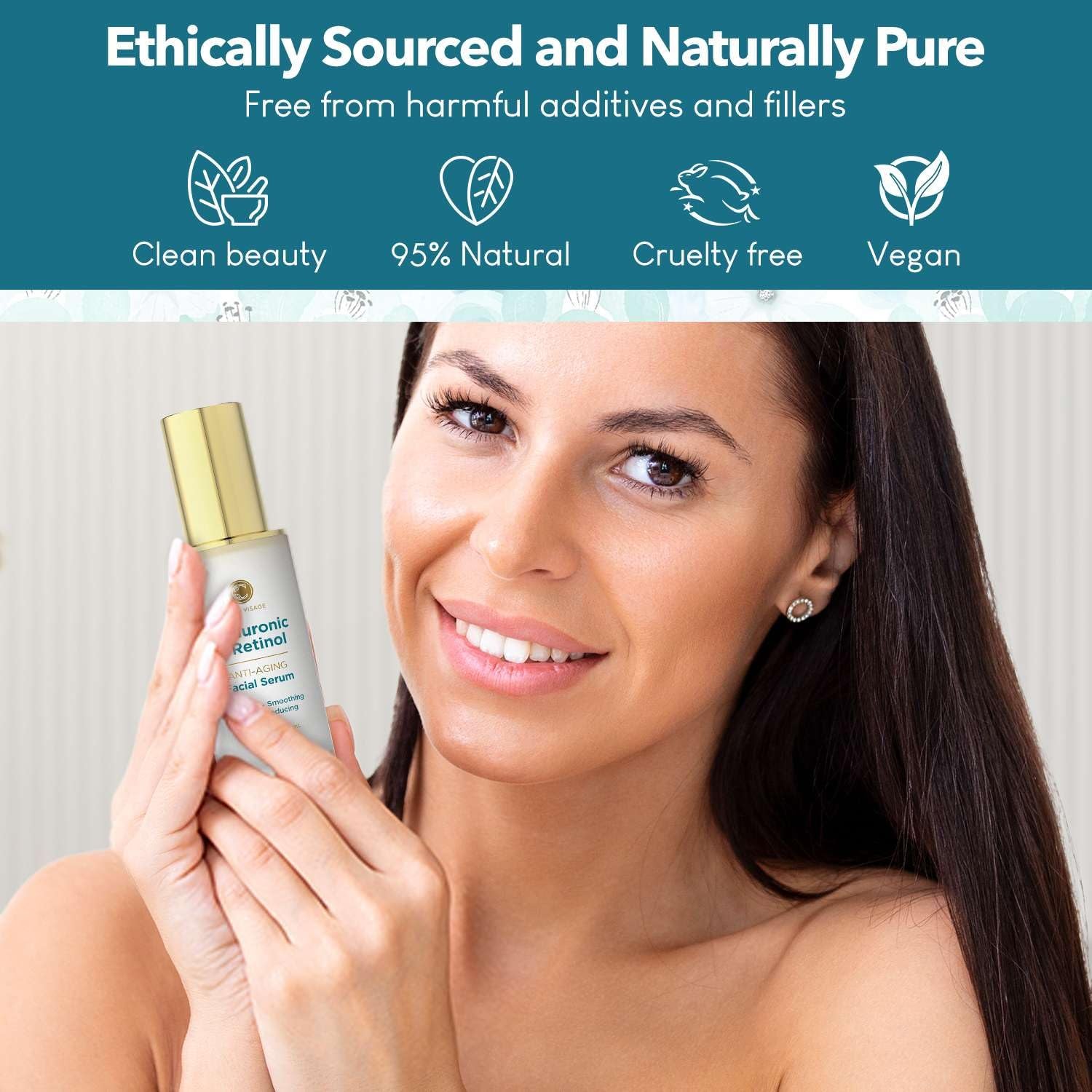 Hyaluronic Acid & Retinol Serum – Hydrating, Radiance-Boosting Korean Skin Care