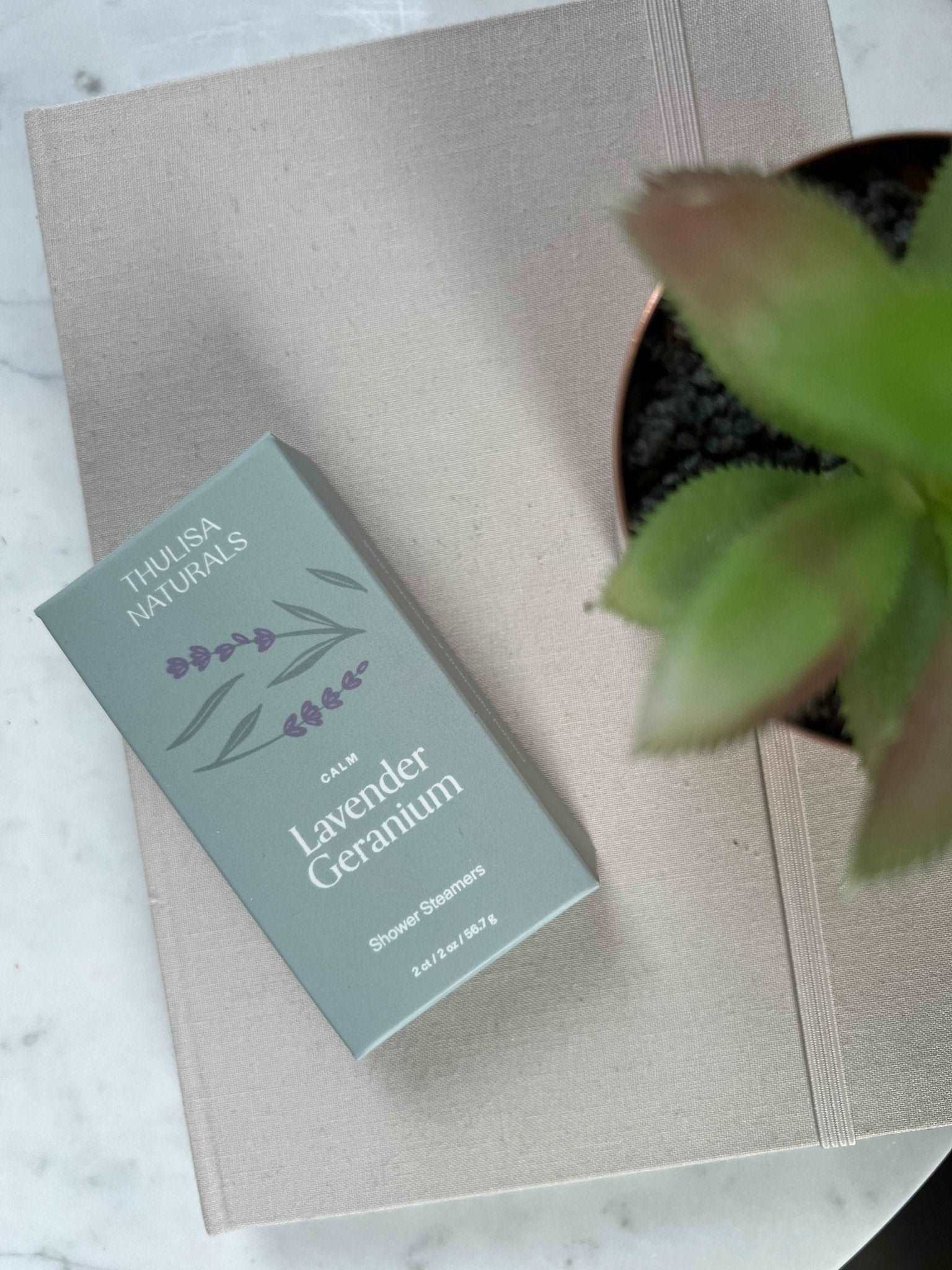 Calm Lavender Geranium Shower Steamers – 2 Pack