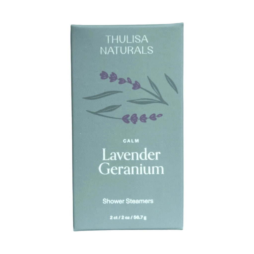 Calm Lavender Geranium Shower Steamers – 2 Pack