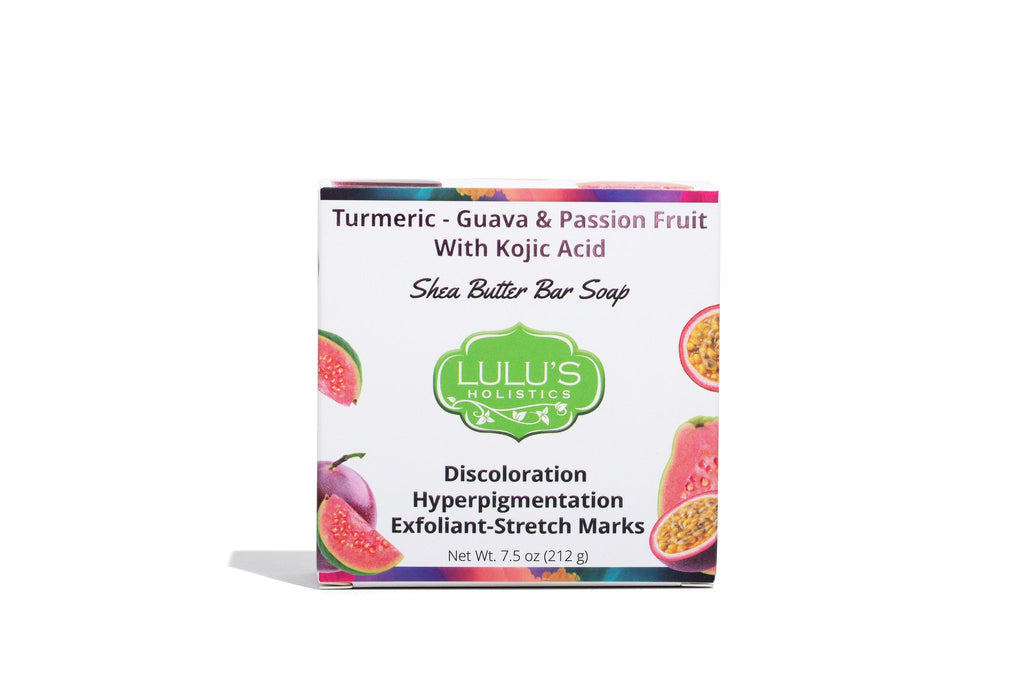 Guava Passionfruit Turmeric Kojic Acid Shea Butter Bar Soap – Brightening Cleanse