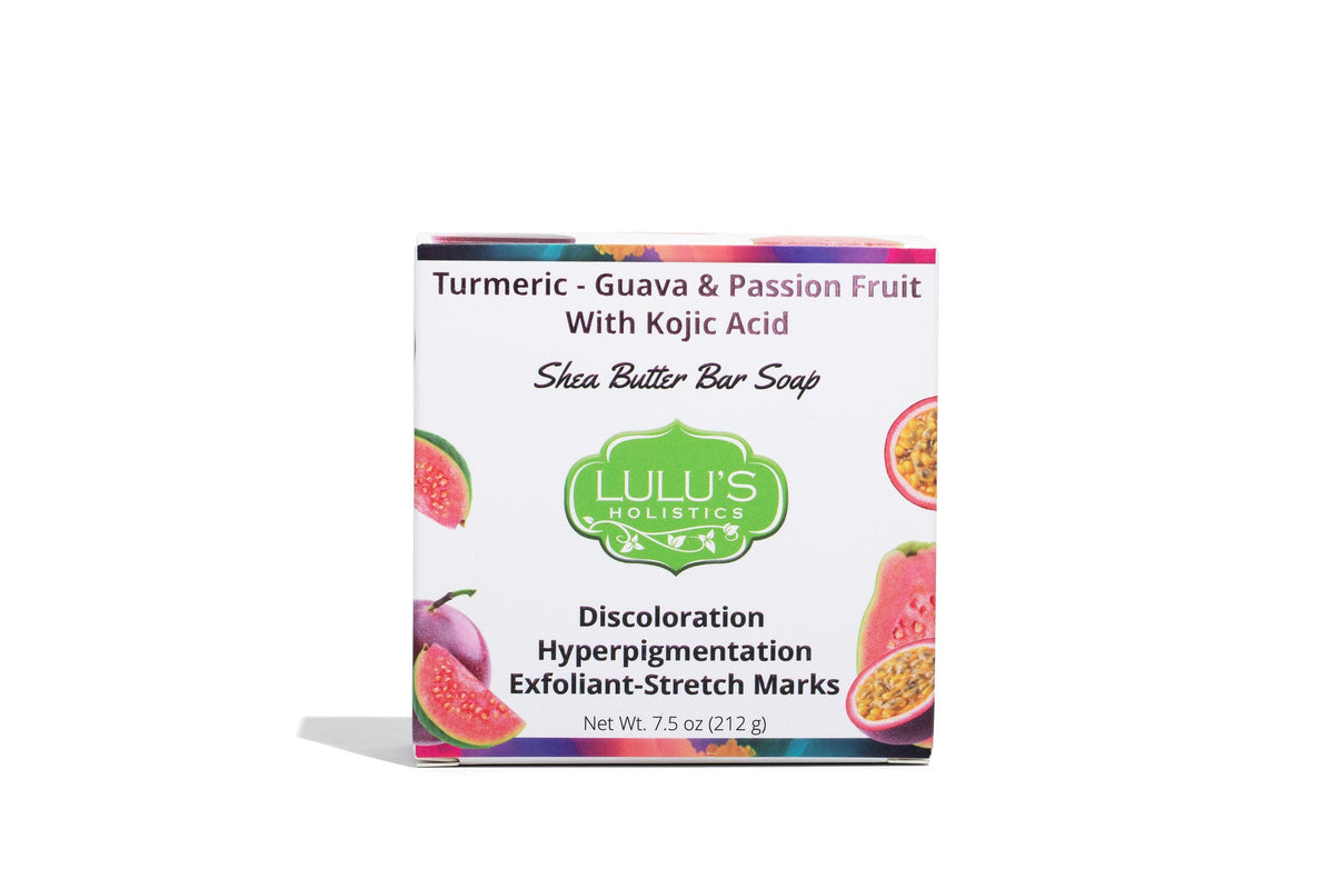 Guava Passionfruit Turmeric Kojic Acid Shea Butter Bar Soap – Brightening Cleanse
