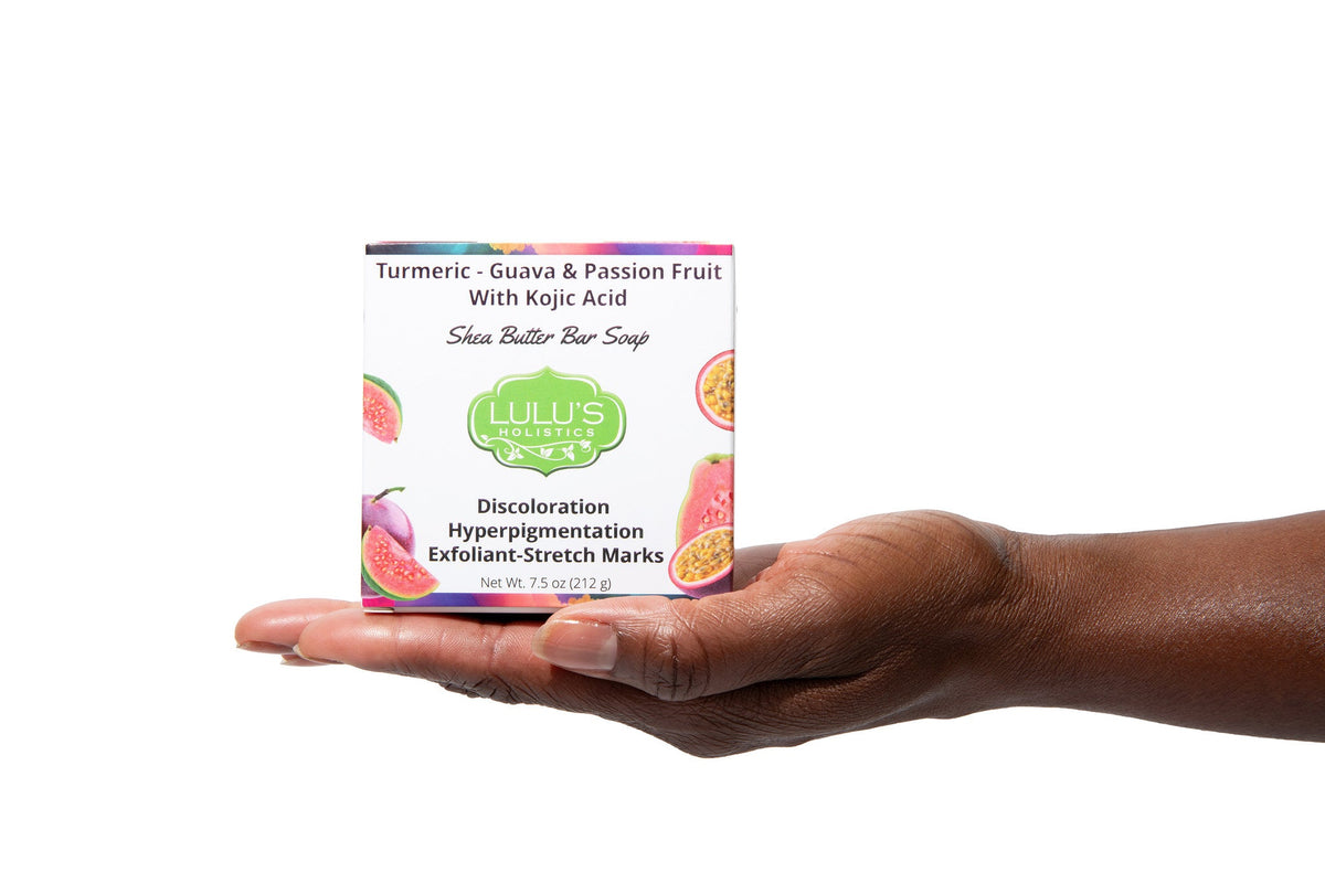 Guava Passionfruit Turmeric Kojic Acid Shea Butter Bar Soap – Brightening Cleanse