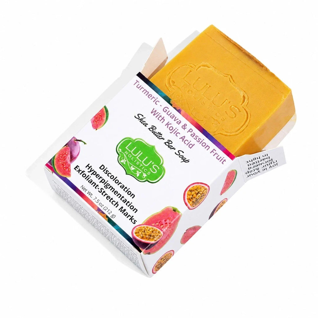 Guava Passionfruit Turmeric Kojic Acid Shea Butter Bar Soap – Brightening Cleanse