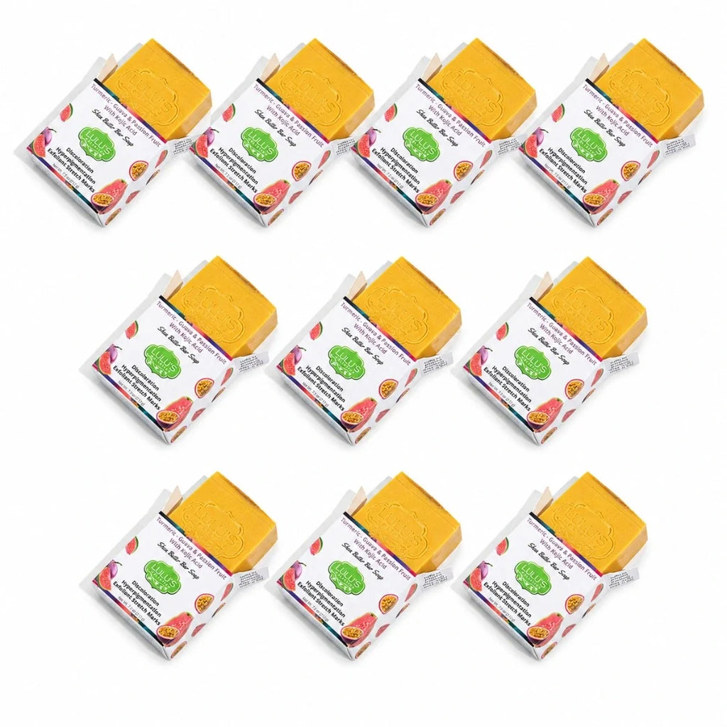 Guava Passionfruit Turmeric Kojic Acid Shea Butter Bar Soap – Brightening Cleanse