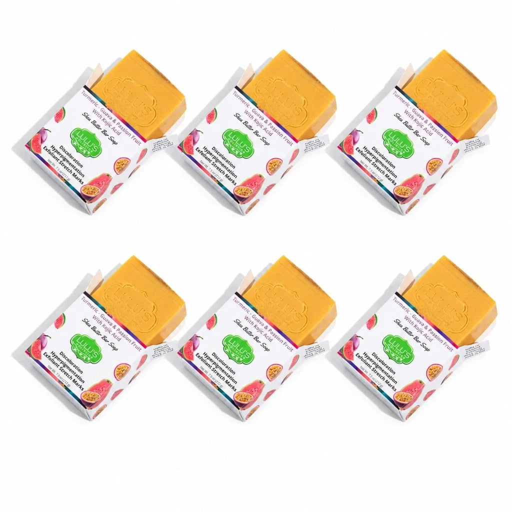 Guava Passionfruit Turmeric Kojic Acid Shea Butter Bar Soap – Brightening Cleanse