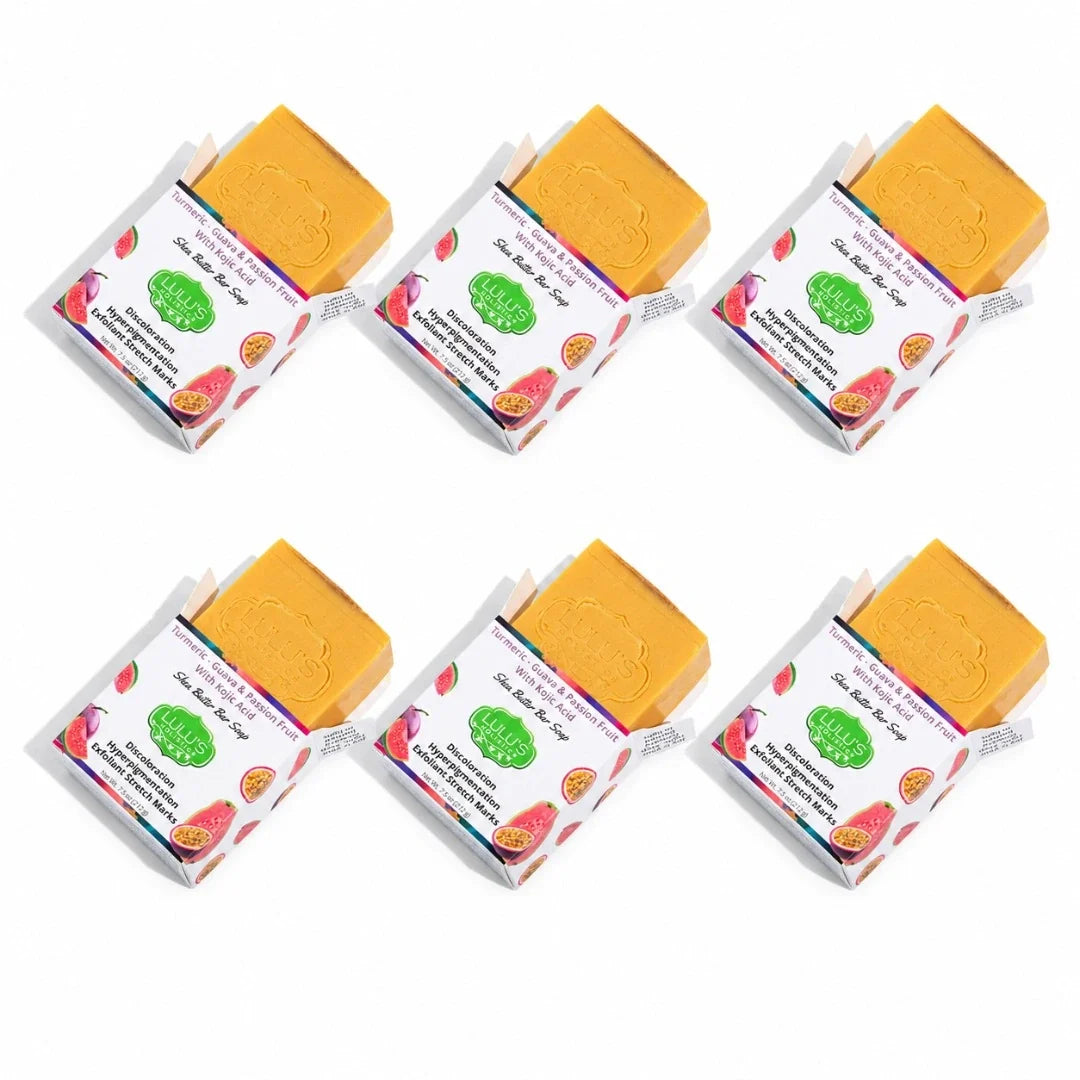 Guava Passionfruit Turmeric Kojic Acid Shea Butter Bar Soap – Brightening Cleanse