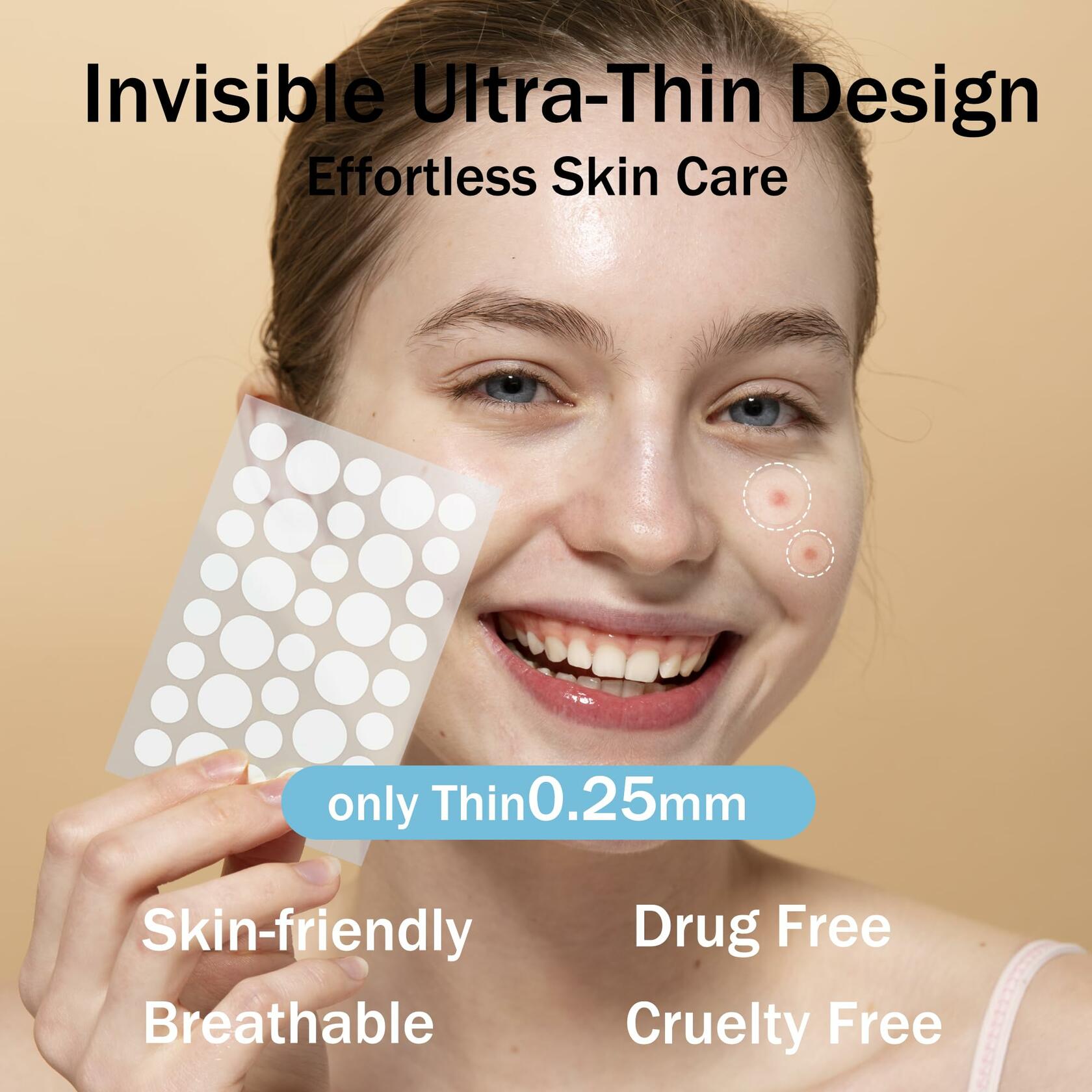 SHIVRISE Tea Tree Oil Hydrocolloid Pimple Patches – 36 Count