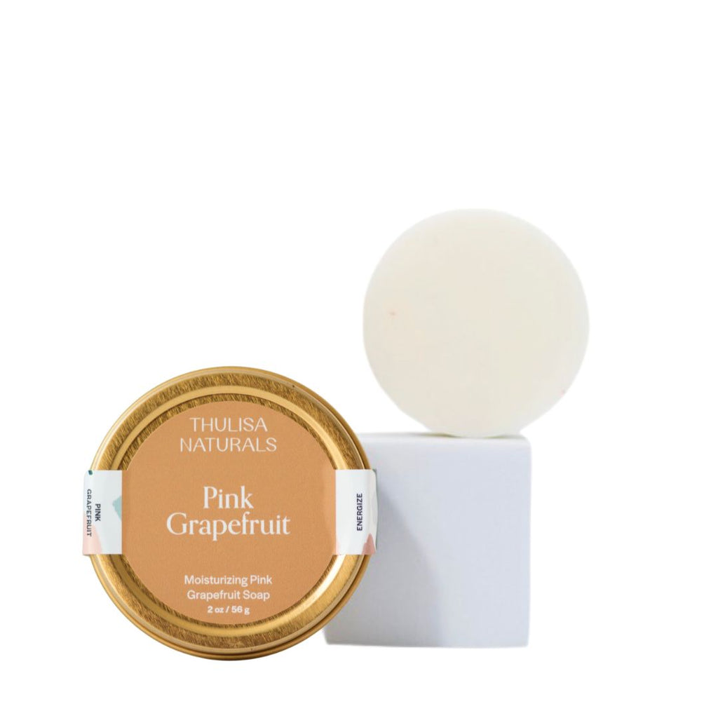 Pink Grapefruit Shea Butter Hand and Body Travel Soap