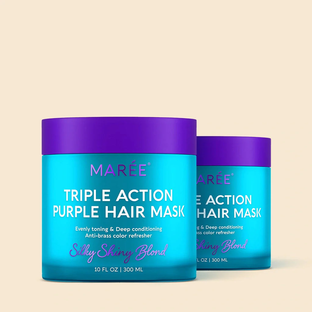 Violet Tone Brightening Mask for Blonde Hair